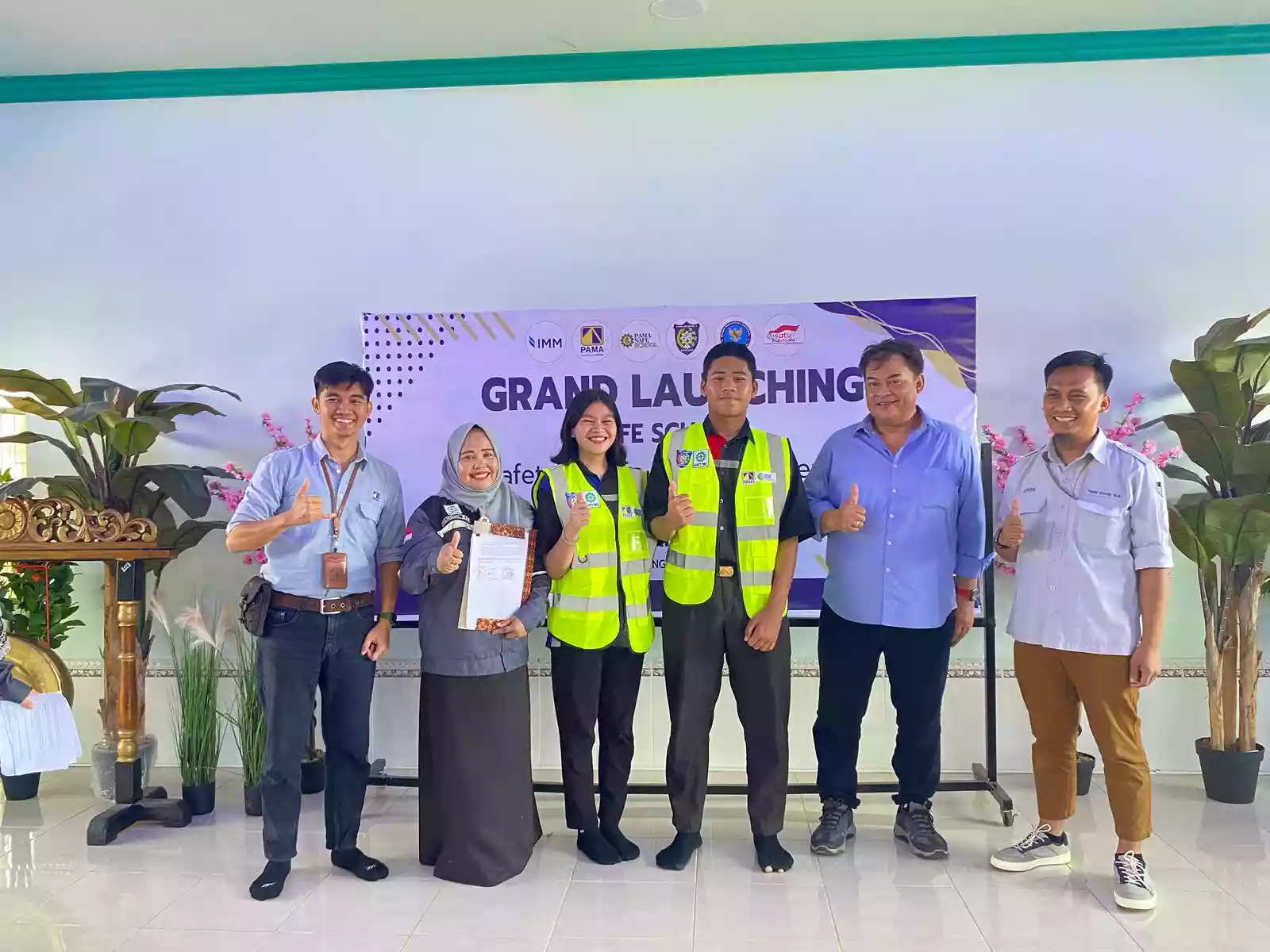 Dorong Budaya Safety dan Peduli Lingkungan, PAMA INDO dan IMM Luncurkan Program SAFE School di SMKN 3 Bontang