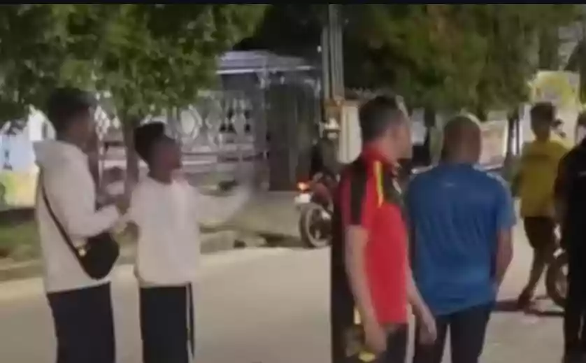 Polres Bontang Amankan Dua Pria Ribut di Jalan Awang Long, Diduga Karena Alkohol