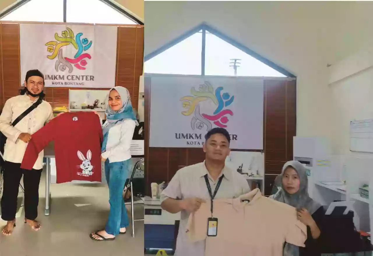 Kaos Bontang, Gairah Pengusaha Muda Hidupkan UMKM Center