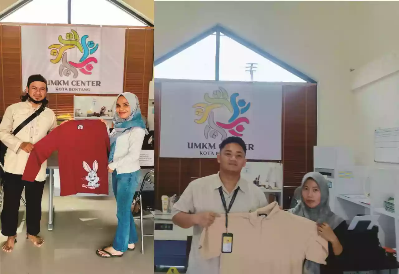 Kaos Bontang, Gairah Pengusaha Muda Hidupkan UMKM Center