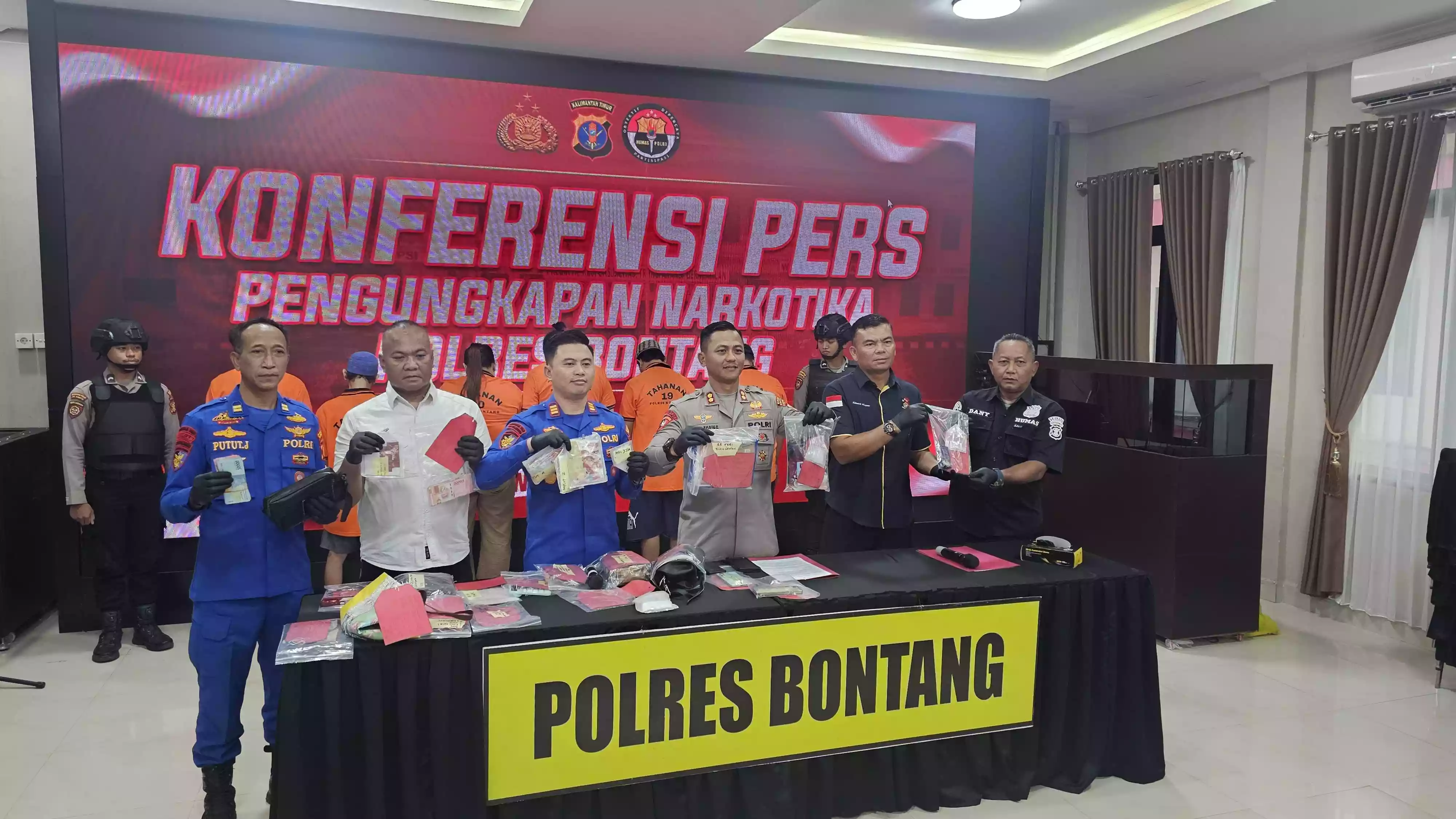 Edarkan Sabu di Bontang, 4 Residivis Narkoba Dibekuk Polisi