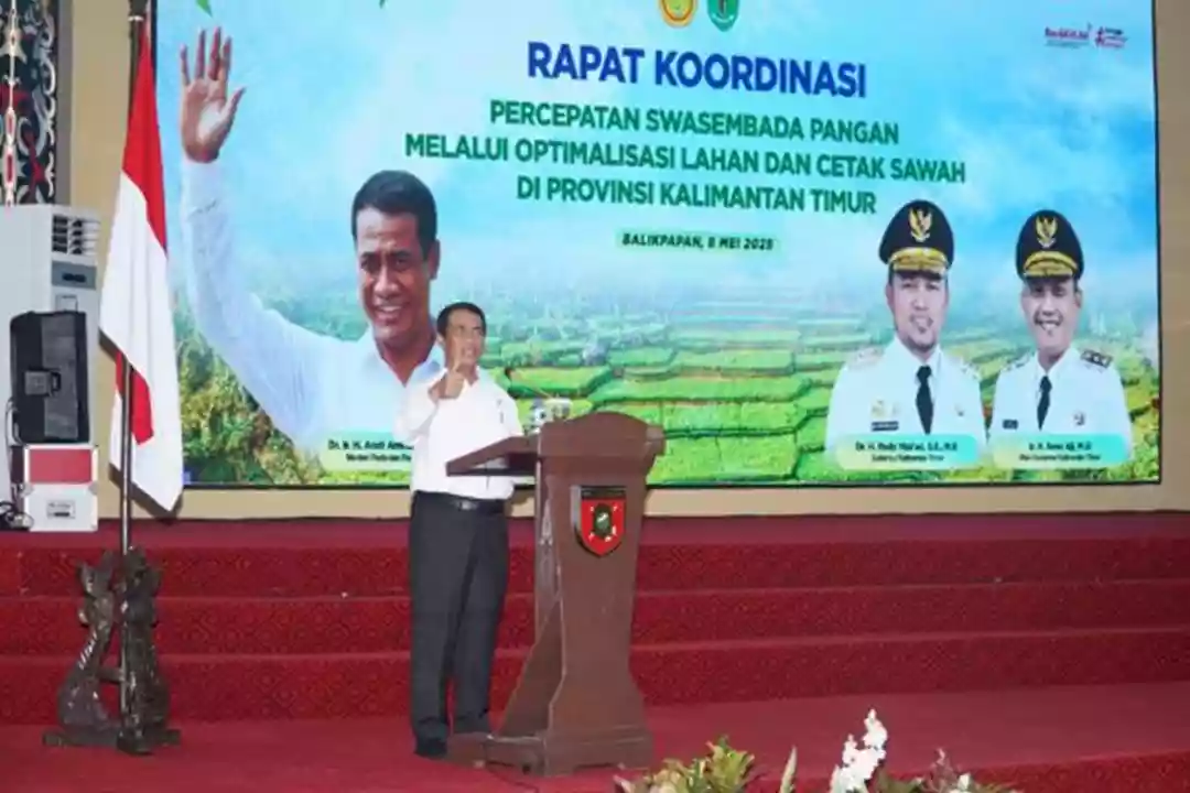 Swasembada Pangan Jadi Fokus, Mentan Puji Kaltim dan Andalkan PPU