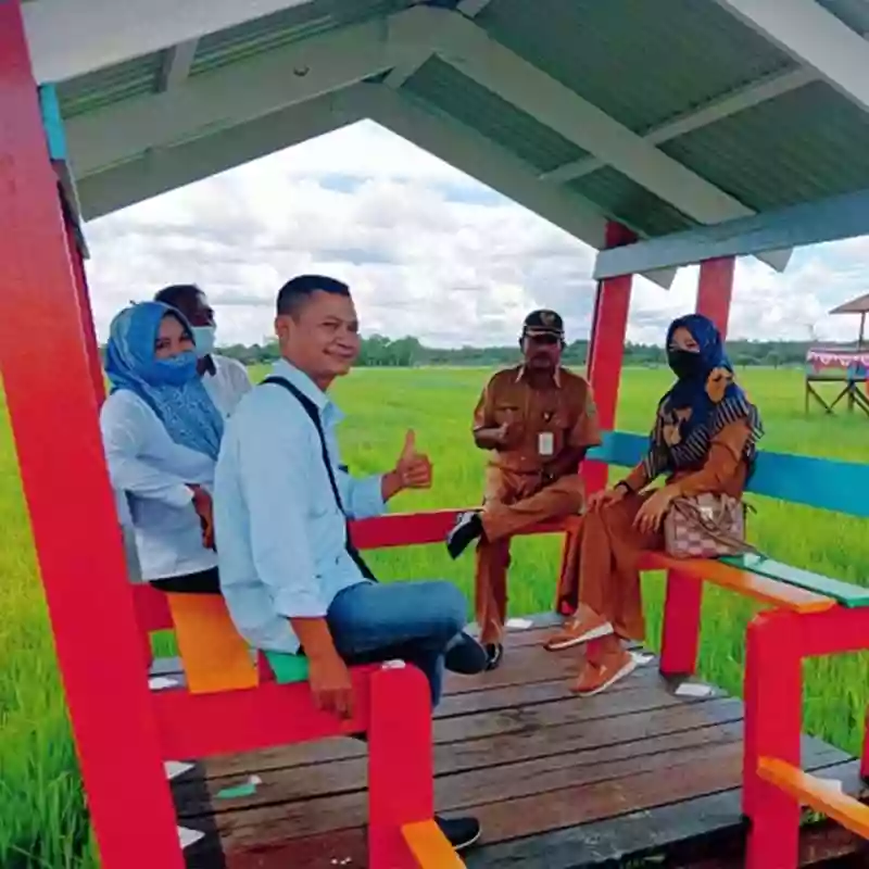 Wisata Sawah Gunung Mulia di PPU Tawarkan Keasrian dan Ketenangan Alam