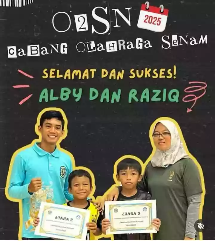 Dua Siswa SDN 011 BS Berhasil Jadi Juara O2SN se-Bontang