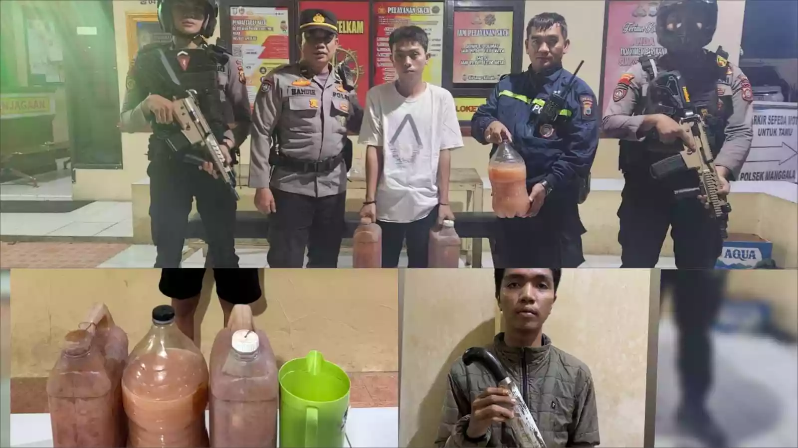 Pesta Miras di Pinggir Jalan, Dua Remaja di Makassar Diamankan Polisi