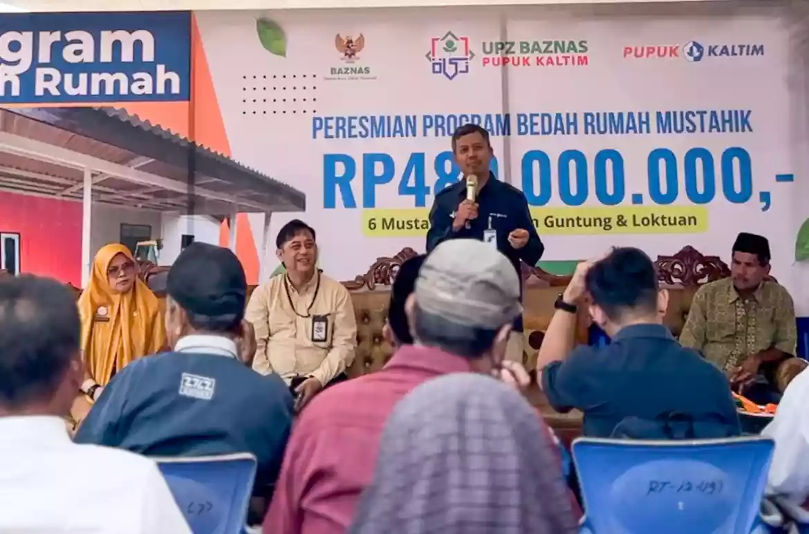 Wujudkan Hunian Layak, UPZ Pupuk Kaltim Realisasikan Program Bedah Rumah di Sekitar Perusahaan