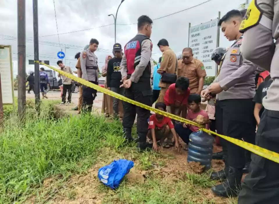 Astaga! Jasad Bayi dalam Tas Jinjing Gegerkan Warga Sangatta Utara 