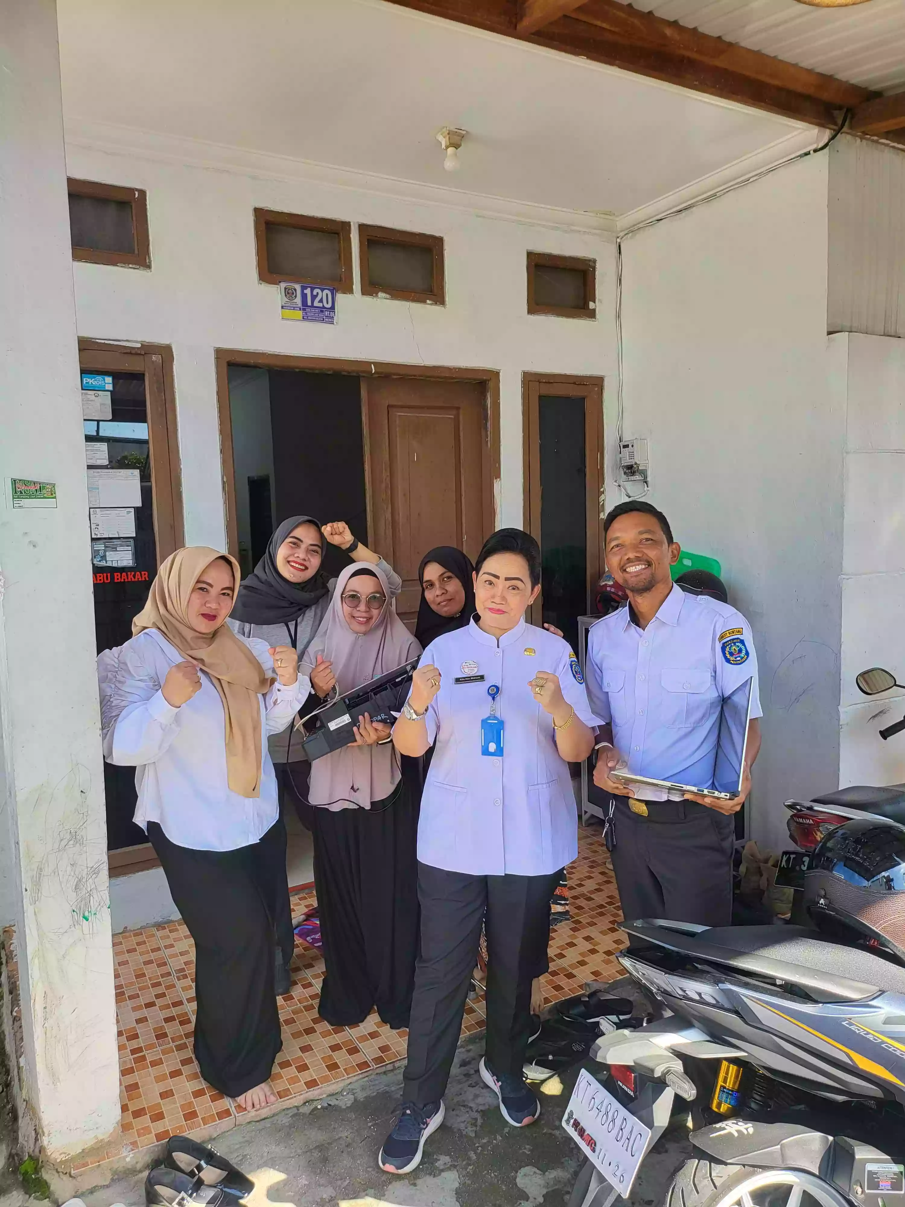 Pasca Kebakaran, Pegawai Dispopar Bontang Tetap Bekerja