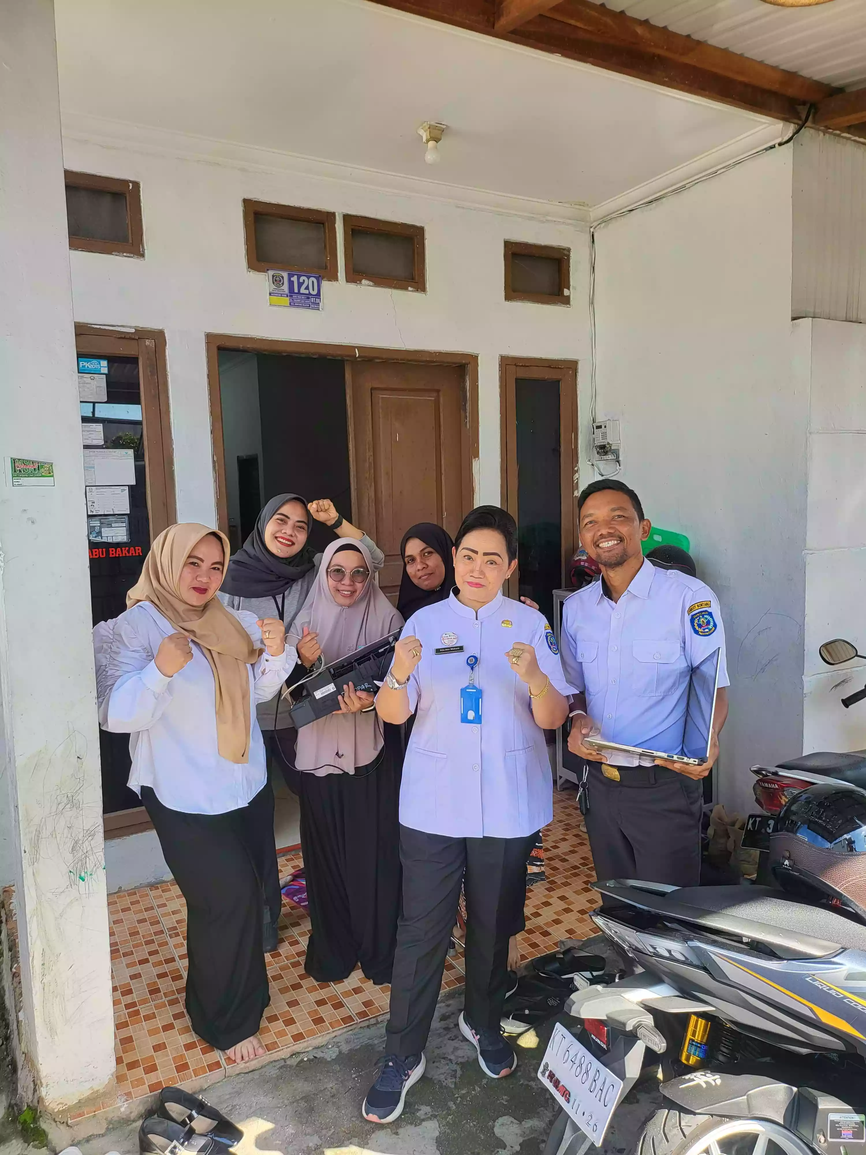 Pasca Kebakaran, Pegawai Dispopar Bontang Tetap Bekerja