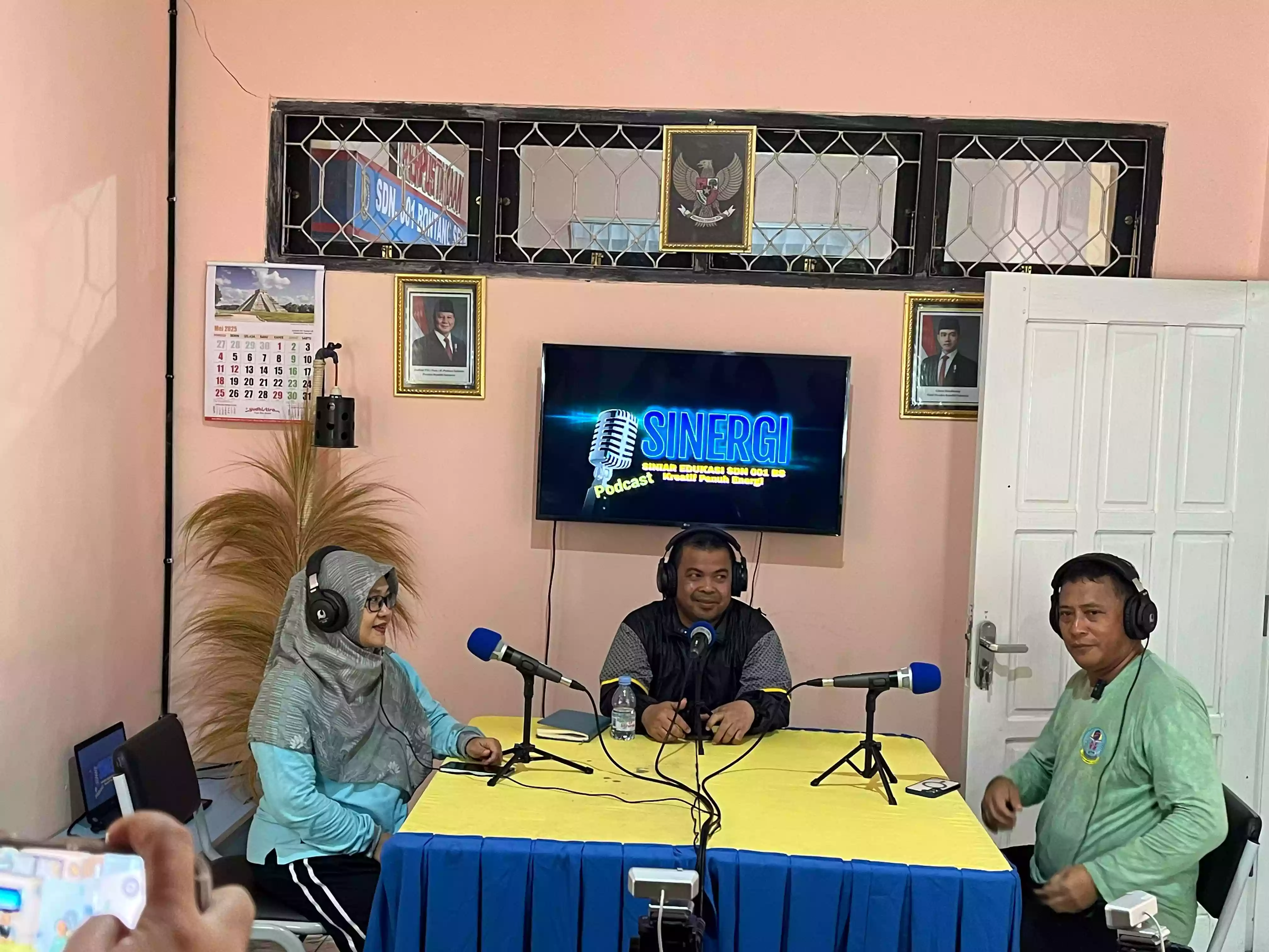 SDN 001 BS Punya Podcast SINERGI, Undang Wakil Wali Kota Bontang Jadi Narasumber Inspiratif