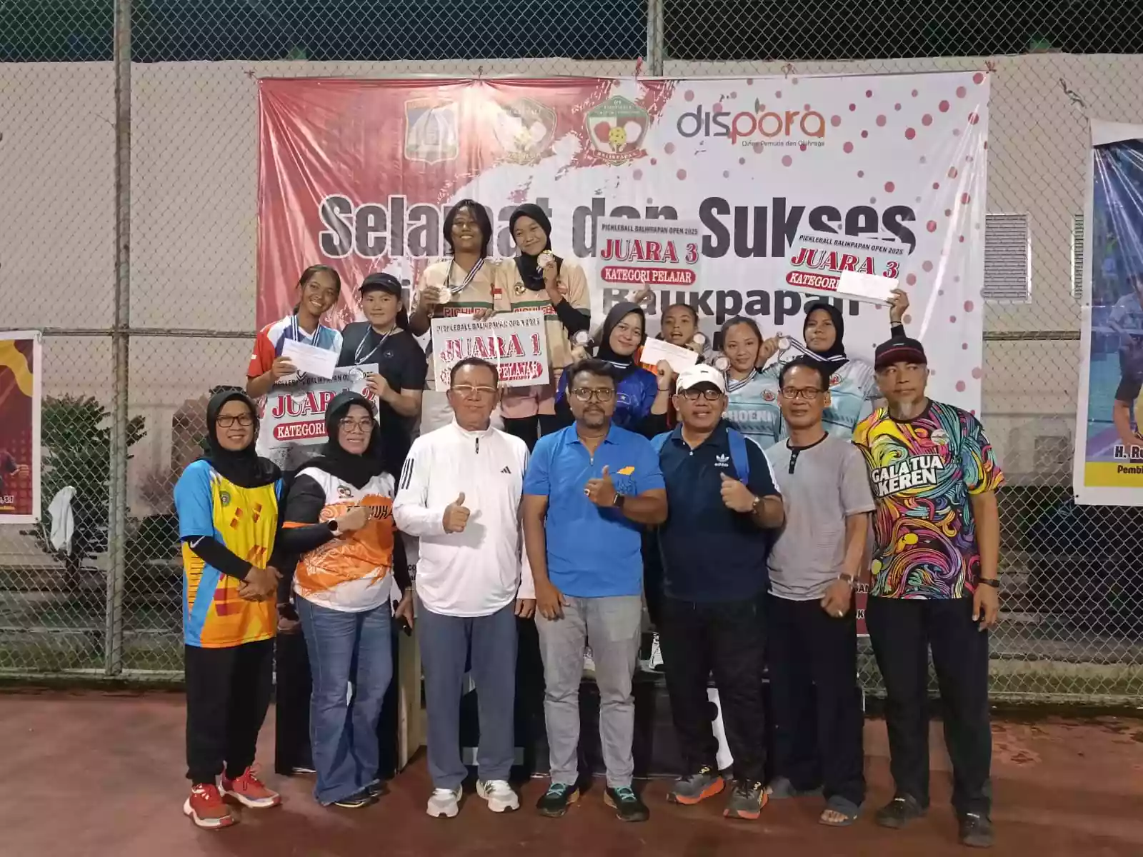 Atlet Pickleball Bontang Sabet 4 Medali di Balikpapan Open 2025