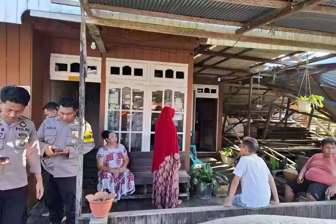 Puting Beliung Hantam Dua Rumah di Sidorejo Penajam