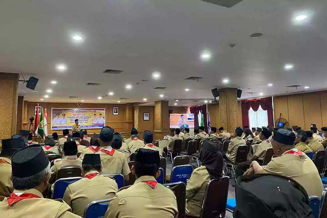 Mudyat Noor Lantik Pengurus Pramuka PPU, Dorong Penguatan Karakter dan Pembangunan Kawasan Edukasi