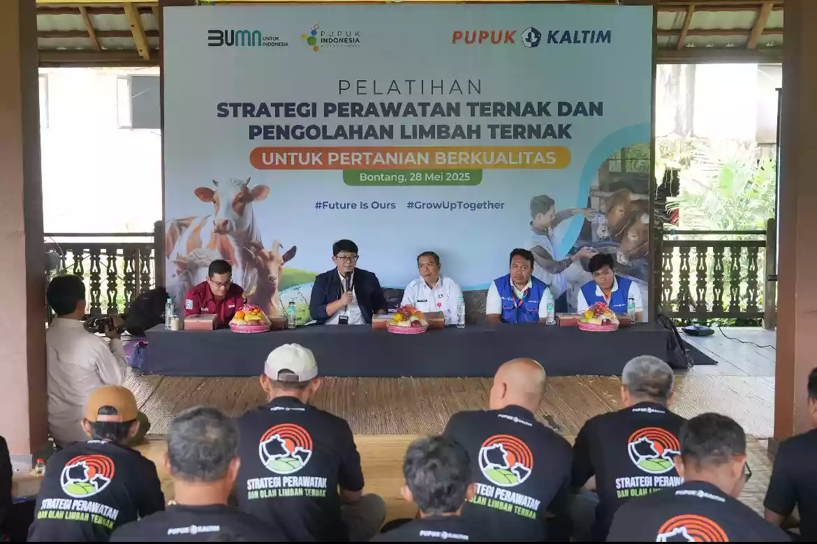 Jelang Iduladha, Pupuk Kaltim Edukasi Peternak Lokal soal Perawatan dan Pengolahan Limbah Ternak