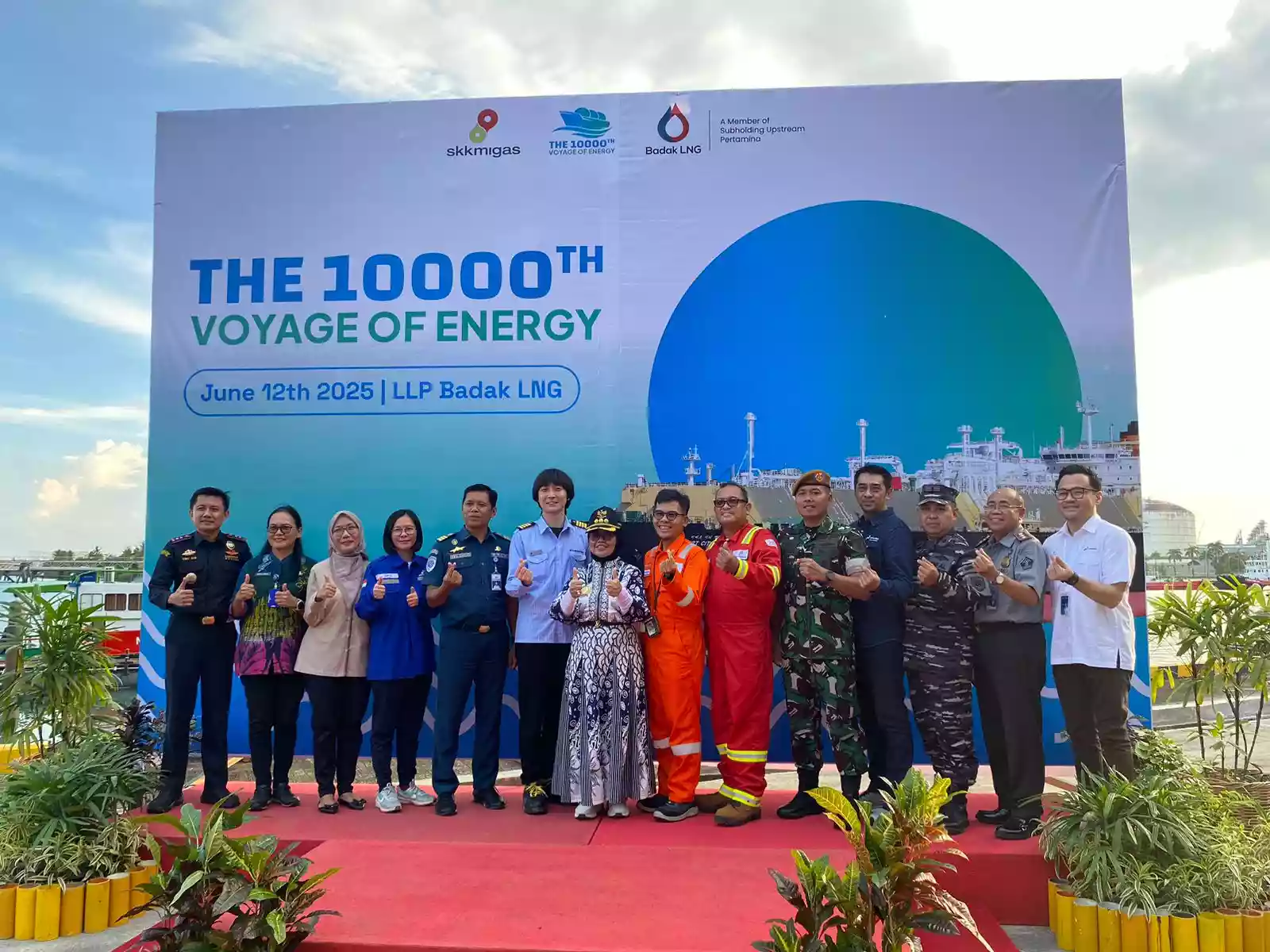 Ciptakan Sejarah Baru, Badak LNG Selenggarakan Perayaan Pengapalan ke-10.000