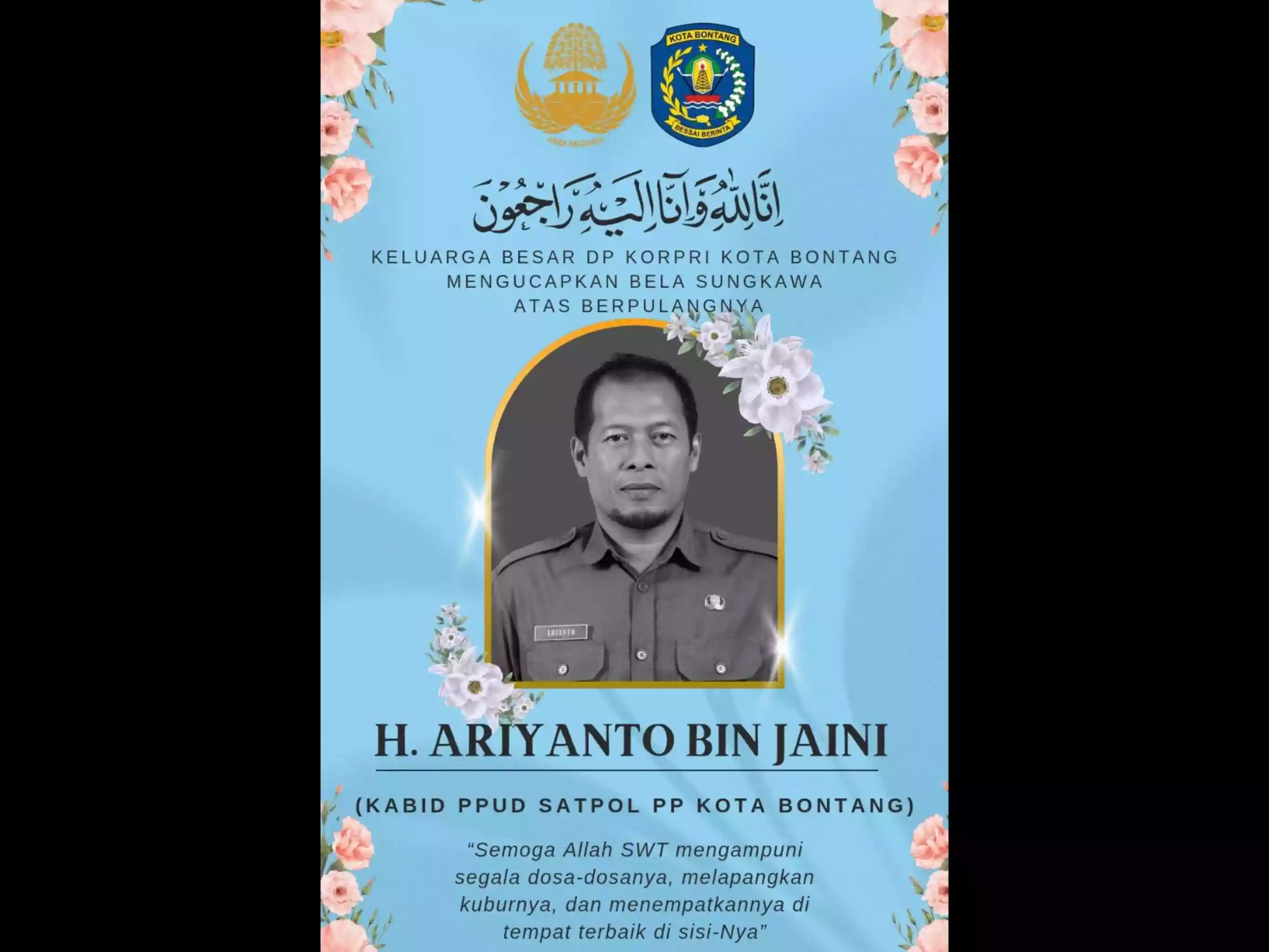 Penuh Air Mata, Ini Momen Haru Pemulangan Jenazah Ariyanto oleh KORPRI Bontang