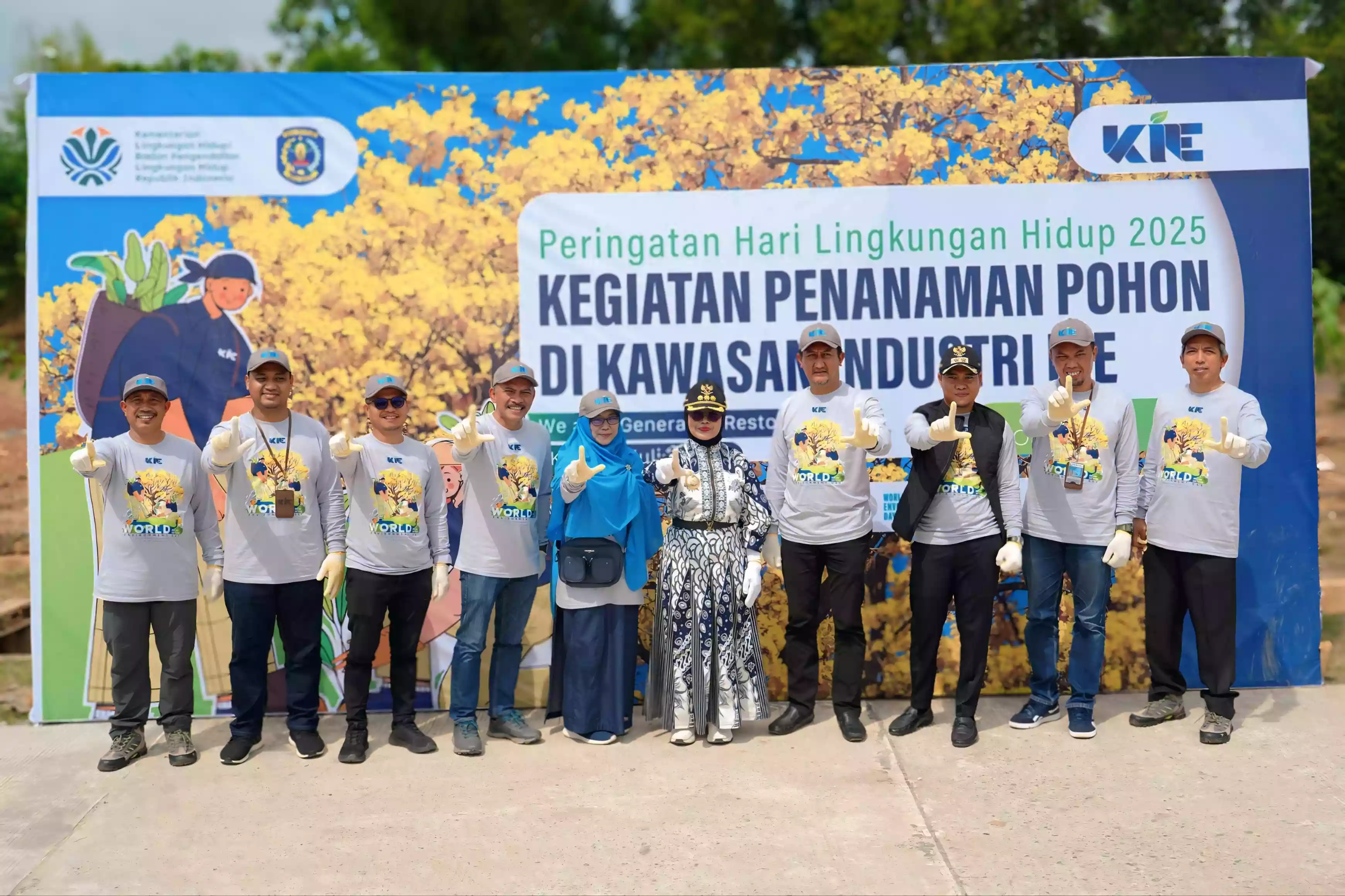 Peringati Hari Lingkungan Hidup Sedunia, PT KIE Tanam Ribuan Pohon