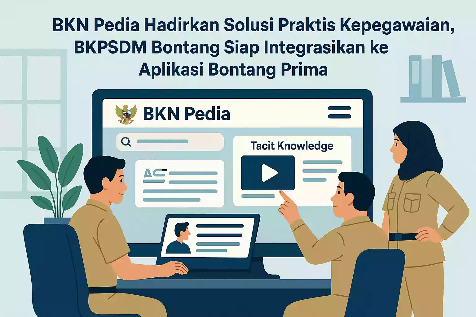 BKN Pedia Hadirkan Solusi Praktis Kepegawaian, BKPSDM Bontang Siap Integrasikan ke Aplikasi Bontang Prima