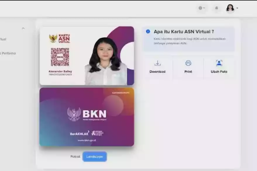 BKPSDM Bontang Sosialisasikan Kartu ASN Virtual, Begini Cara Downloadnya
