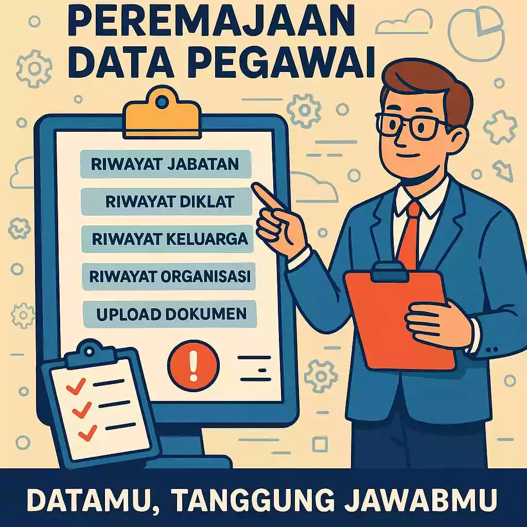 Peremajaan Data ASN Masih Rendah, BKPSDM Bontang Dorong Kesadaran Mandiri: "Datamu, Tanggung Jawabmu"