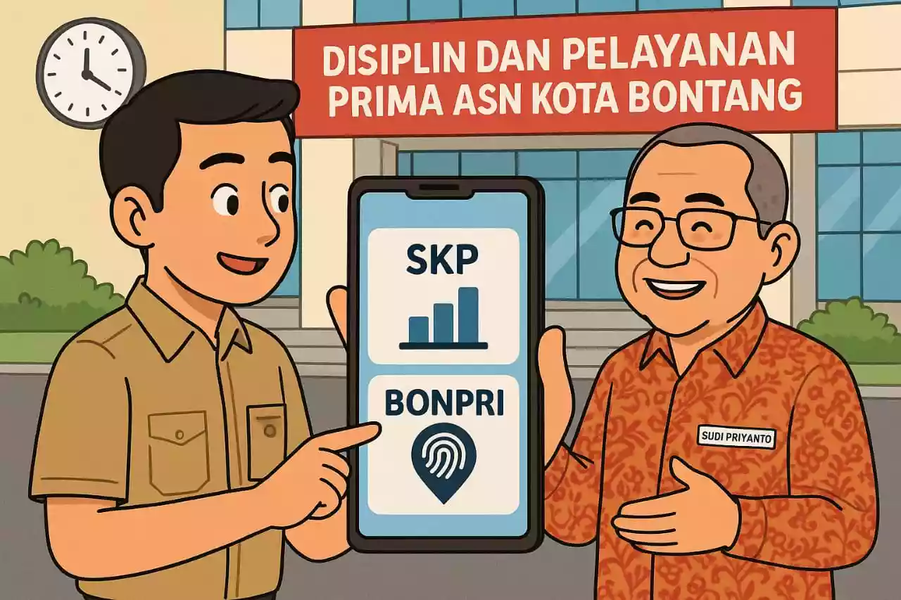 BONPRI Dorong Kedisiplinan ASN, Selaras dengan Kepemimpinan Neni–Agus Haris