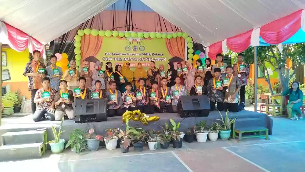SDN 002 Bontang Selatan Gelar Acara Pelepasan Siswa Kelas 6, Momen Haru Warnai Perpisahan