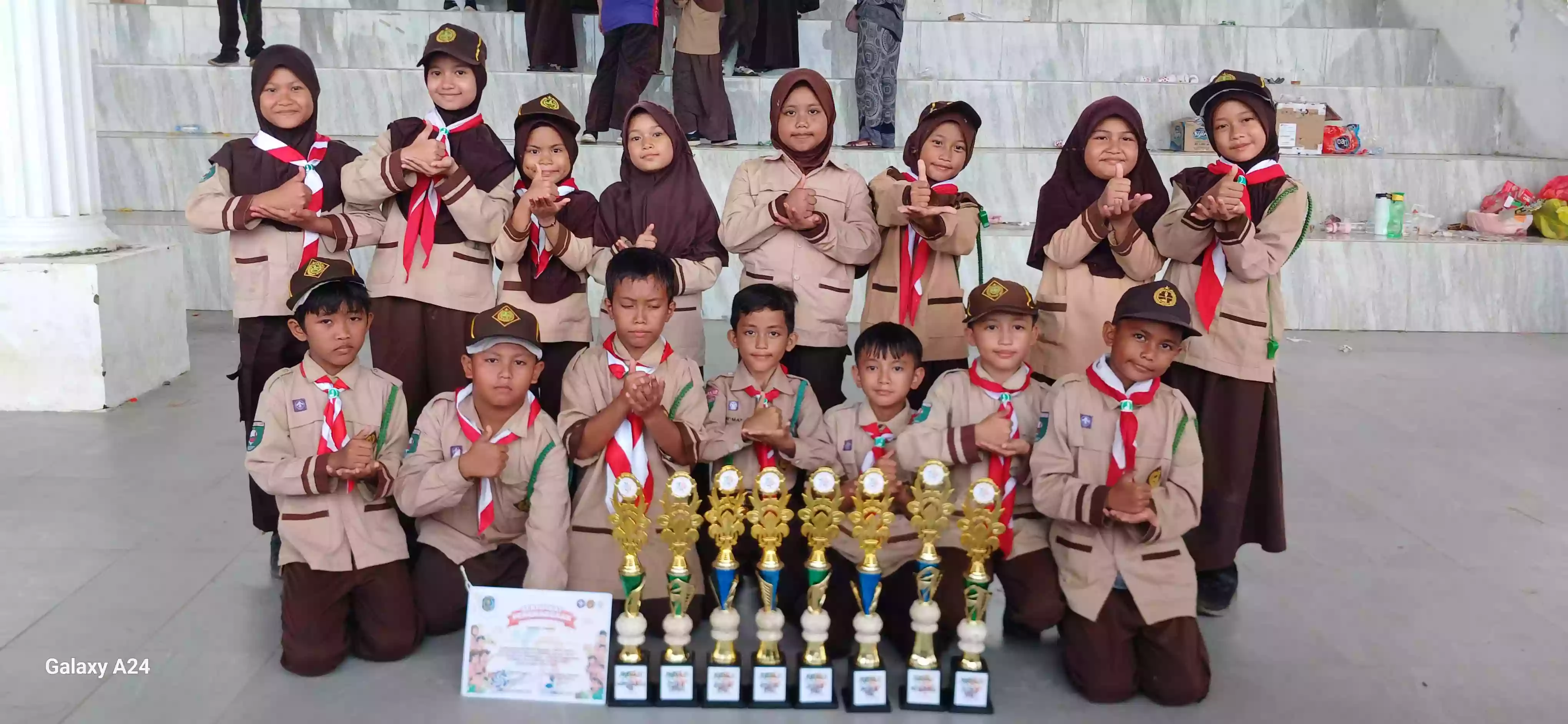 Pramuka Siaga SDN 013 Bontang Selatan Borong Piala di Pesta Siaga 2025