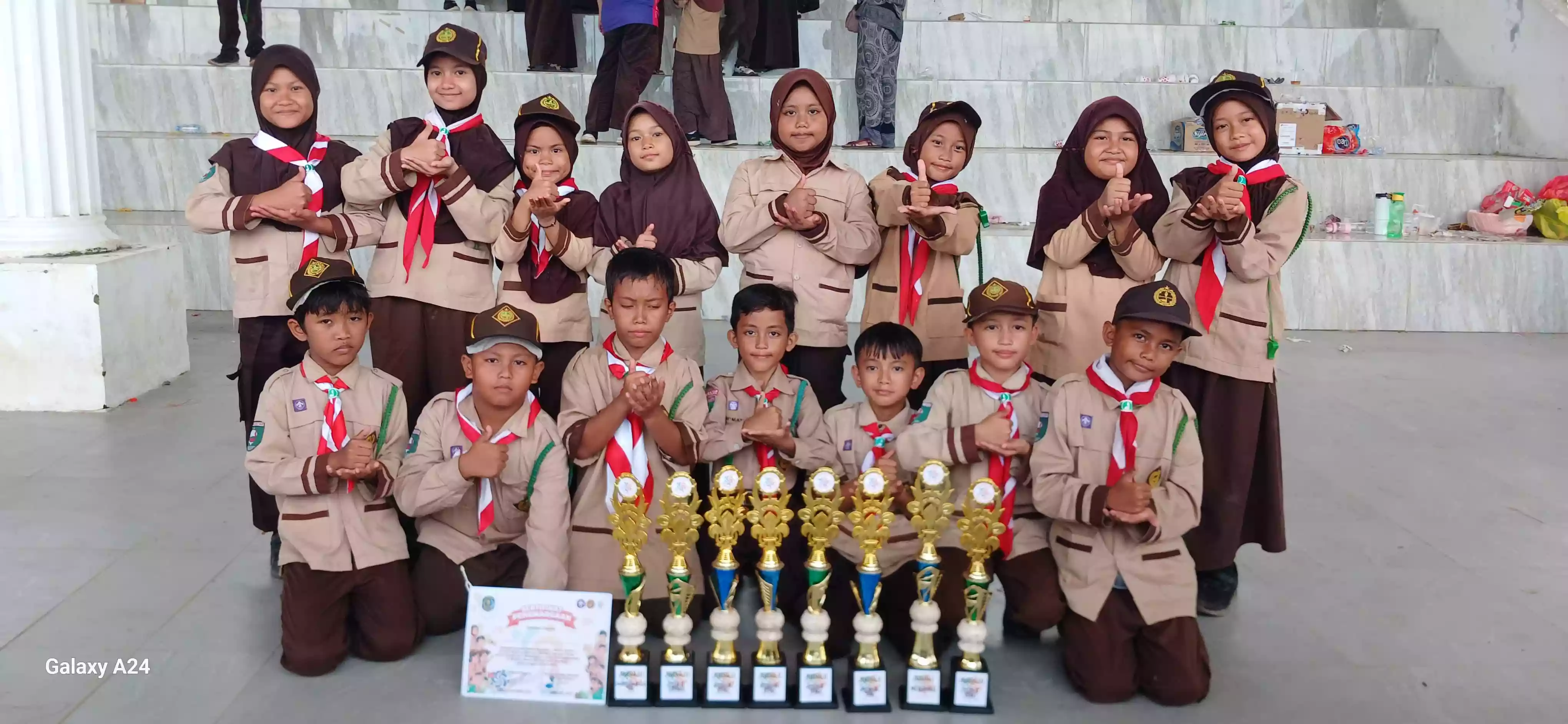 Pramuka Siaga SDN 013 Bontang Selatan Borong Piala di Pesta Siaga 2025