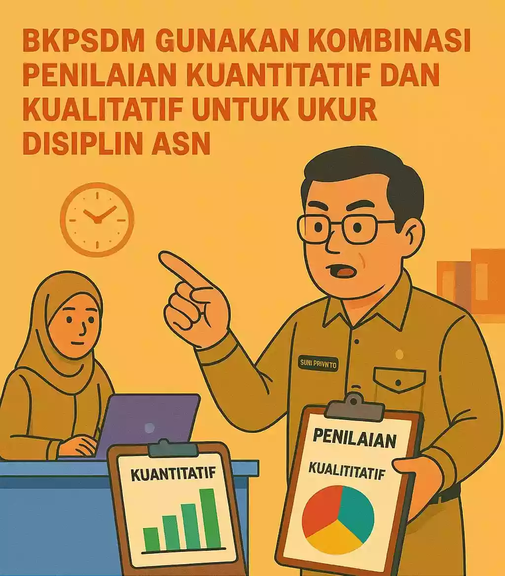 BKPSDM Bontang Gunakan Kombinasi Penilaian Kuantitatif dan Kualitatif untuk Ukur Disiplin ASN