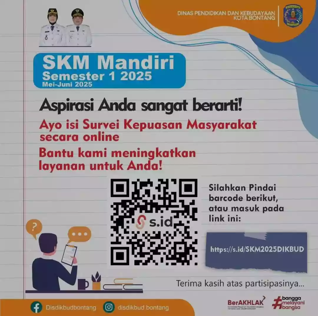 Lewat SKM Mandiri, Disdikbud Bontang Berikan Transparansi Layanan
