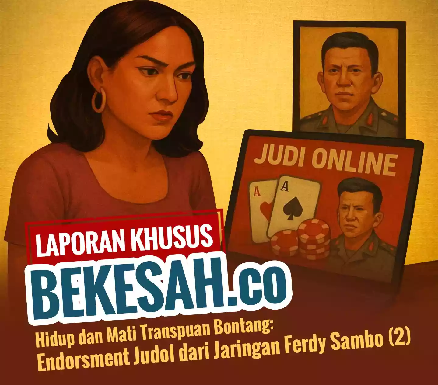 LAPORAN KHUSUS BEKESAH.co - Hidup dan Mati Transpuan Bontang: Endorsment Judol dari Jaringan Ferdy Sambo (2)