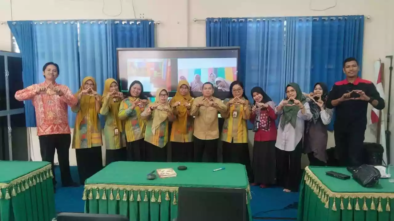 SDN 002 Bontang Selatan Jadi Lokasi Visitasi Hybrid Penelitian Kota Layak Anak