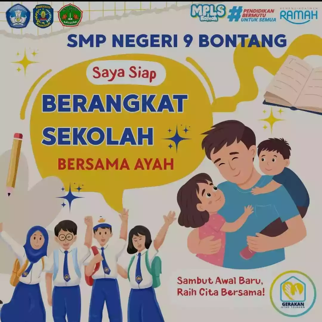 SMPN 9 Bontang Dukung Gerakan Berangkat Sekolah Bersama Ayah