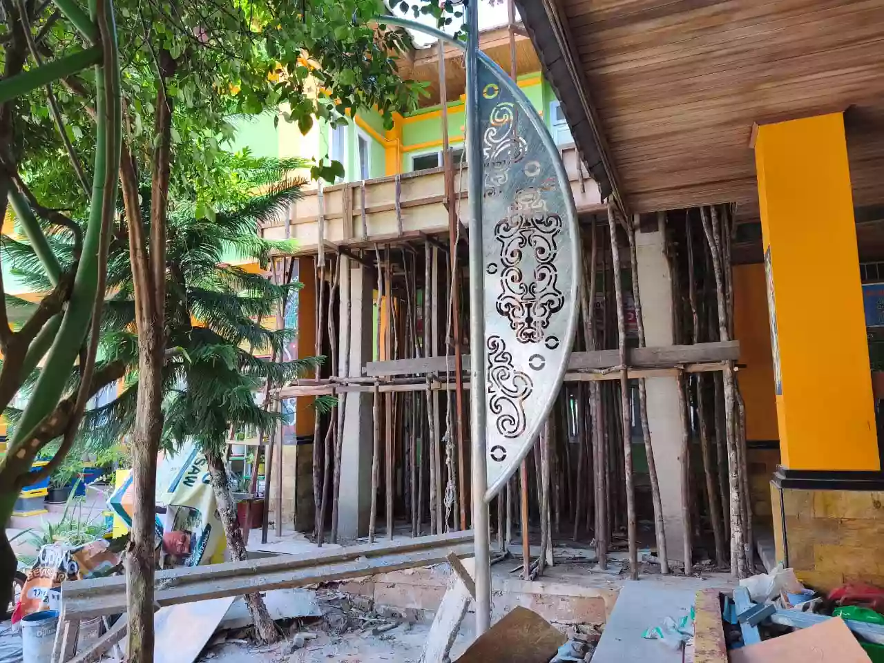 Proses Pembangunan, SDN 011 Bontang Selatan Bakal Punya Ruang Taman Baca