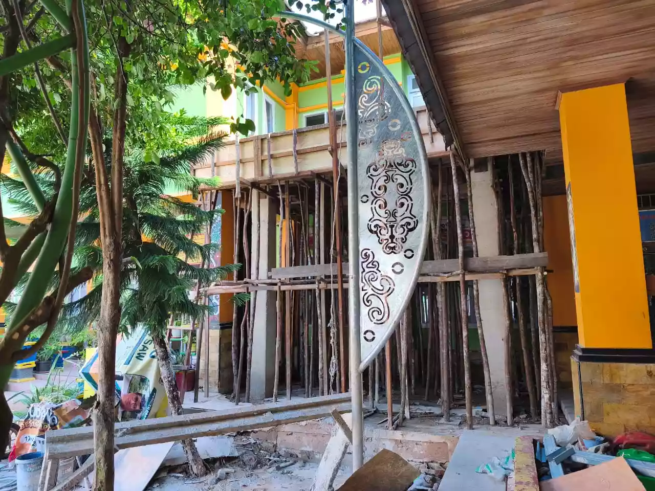 Proses Pembangunan, SDN 011 Bontang Selatan Bakal Punya Ruang Taman Baca