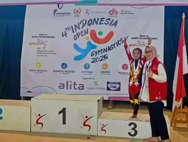 Siswa SDN 016 Tihi-Tihi Raih Juara 3 Senam Lantai di Ajang Nasional