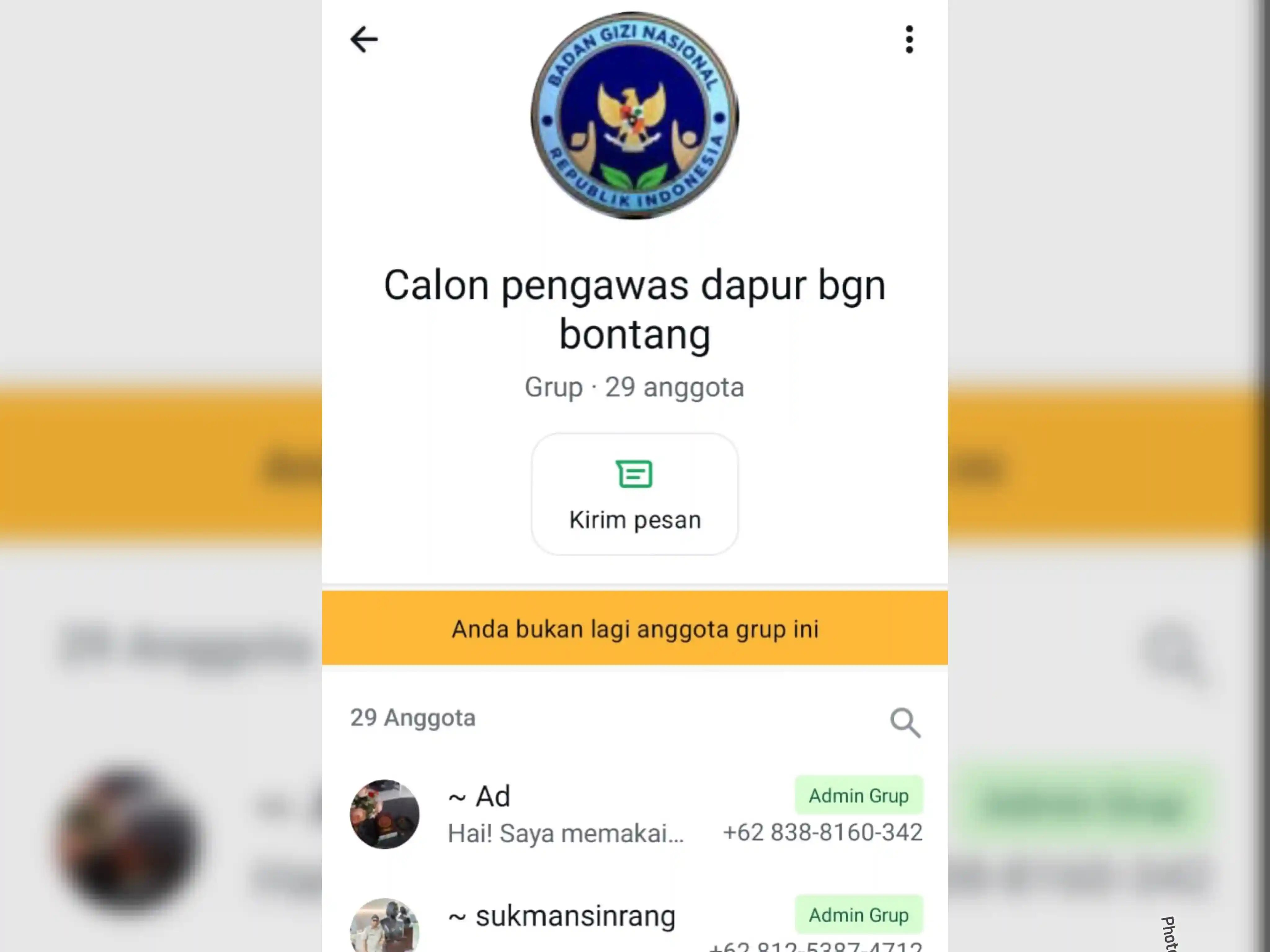 Admin Grup Lowongan Fiktif Pengawas Kaget MBG Sudah Berjalan, Sempat Klaim Bakal Bangun Dua Dapur di Bontang Utara