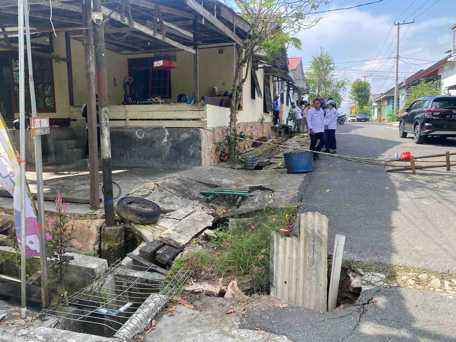 Ada Tiga Lubang Sinkhole di Perumahan BSD Bontang