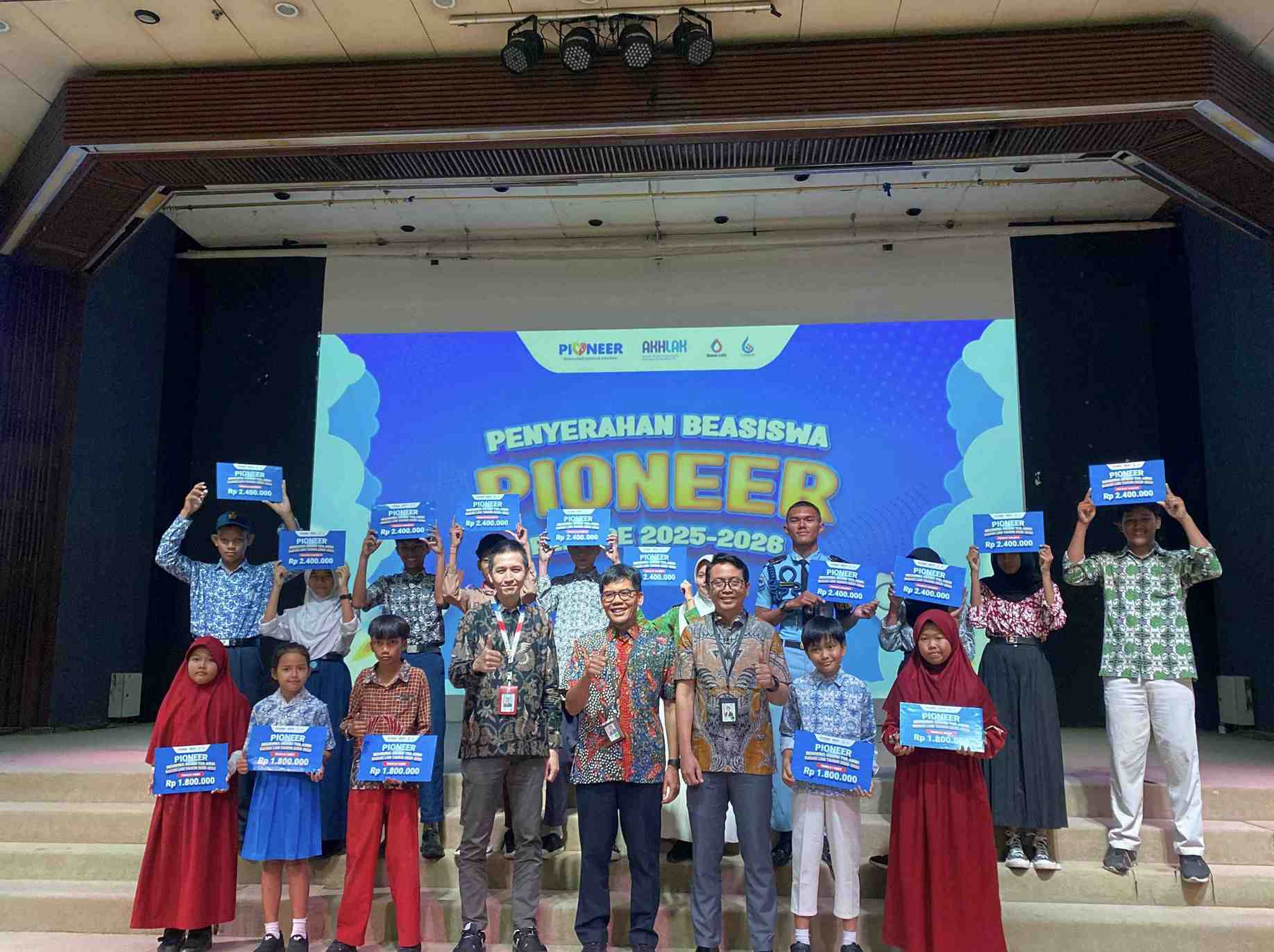326 Siswa-Siswi Kota Bontang Mendapat Beasiswa PIONEER, Sumbernya dari Gaji dan Sumbangan Internal Pekerja Badak LNG