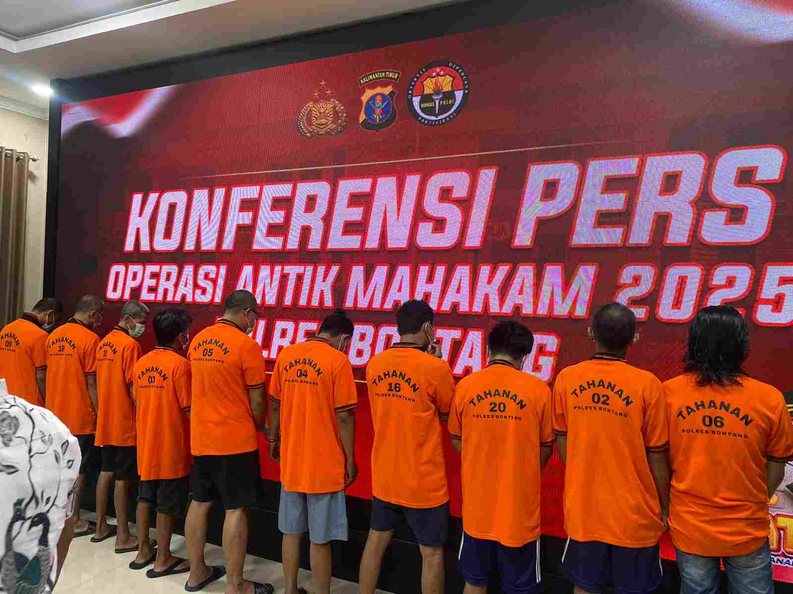Polres Bontang Ungkap 10 Pengedar Narkoba, Bontang Selatan Menjadi Penyalur Terbanyak