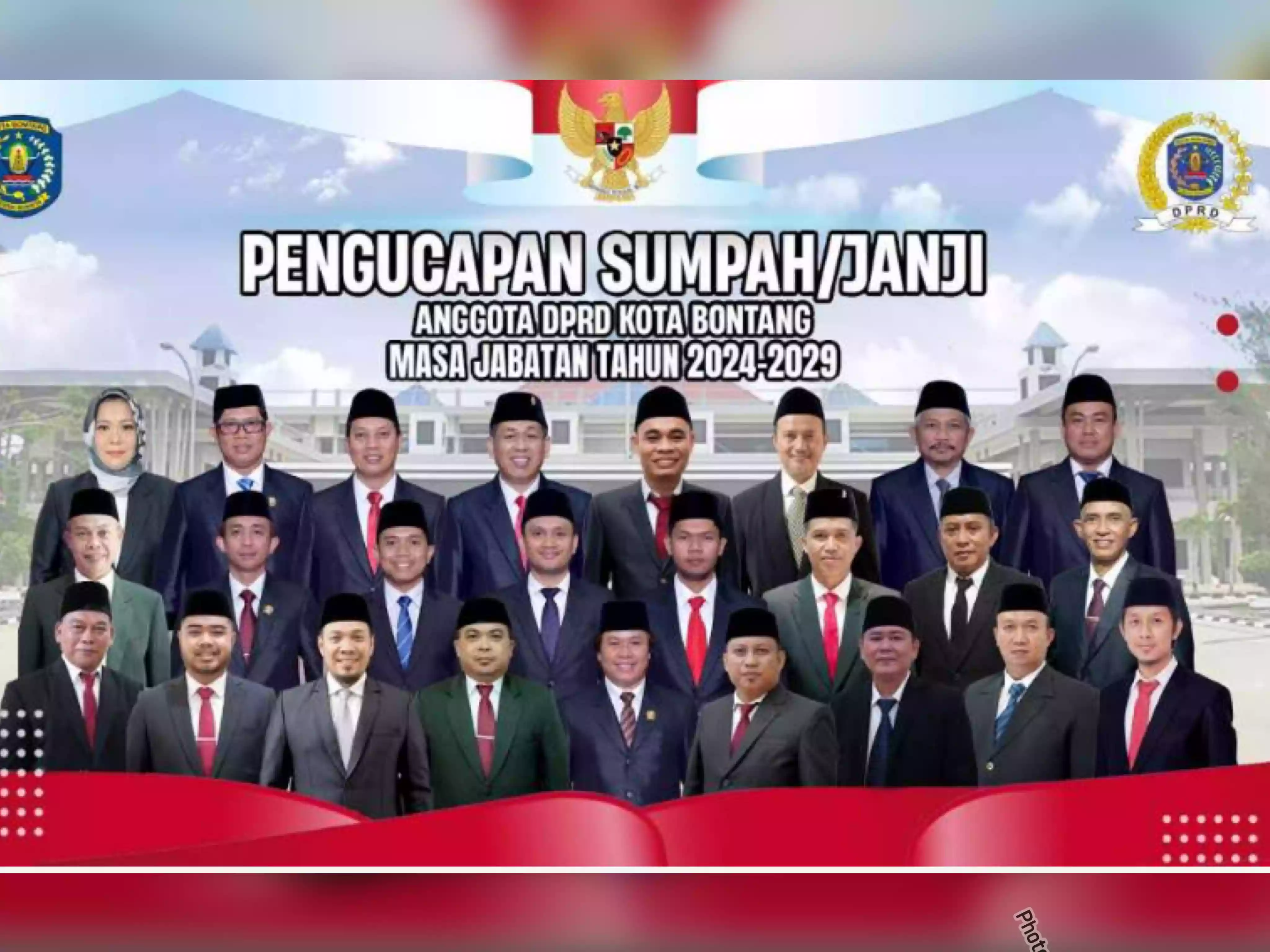 LIVE STREAMING: Pengambilan Sumpah dan Janji DPRD Bontang periode 2024-2029