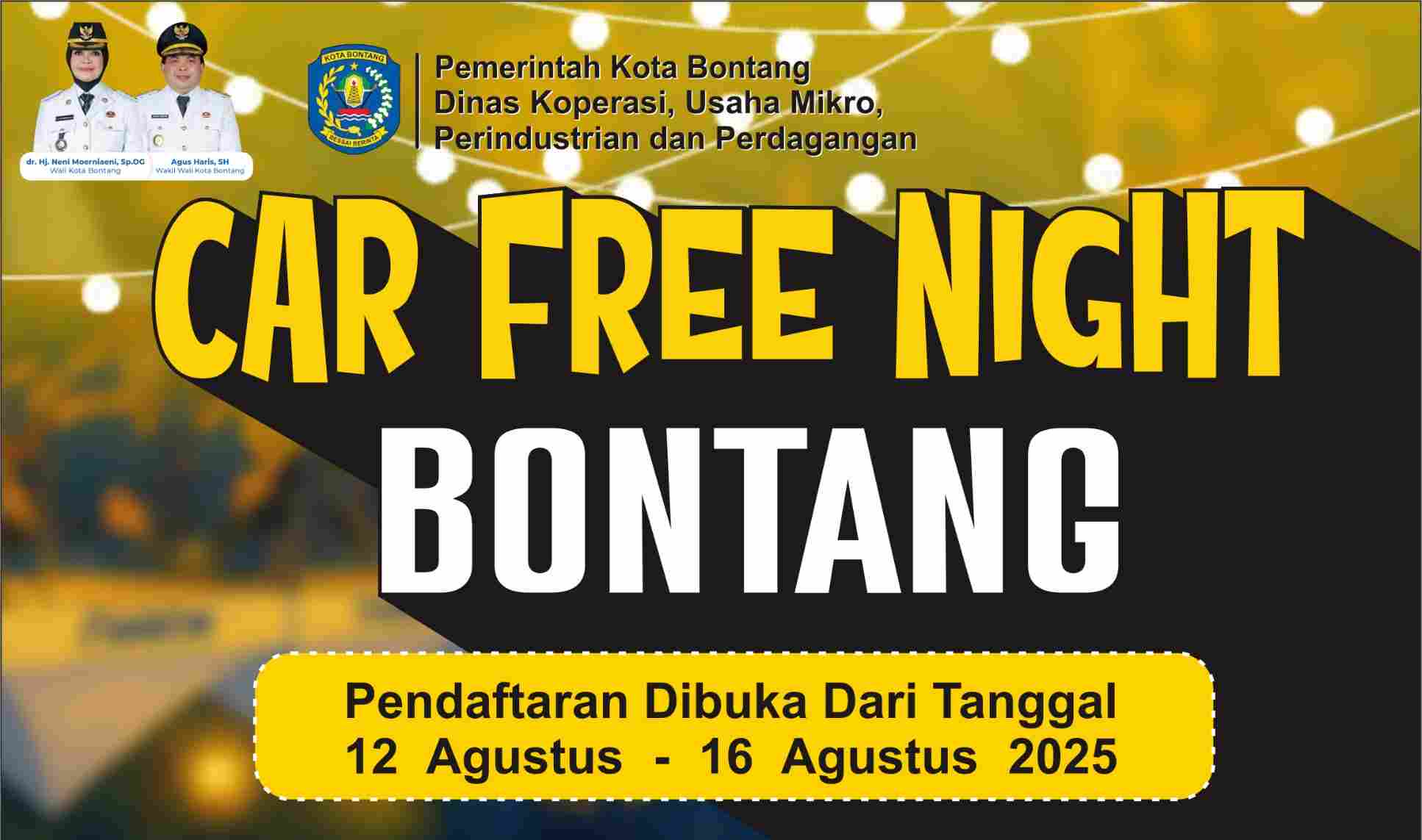 Anda Pelaku UMKM dan Ingin Berpartisipasi di Car Free Night Bontang? Simak Cara Daftarnya di Sini
