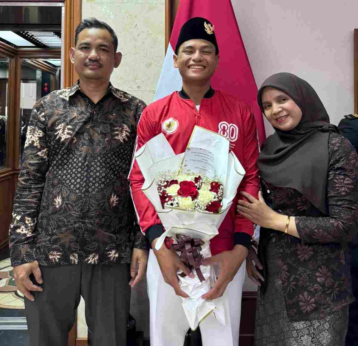 El-Rayyi Mujahid Faqih, Pembentang Bendera Pertama dari Kaltim setelah 80 Tahun Indonesia Merdeka