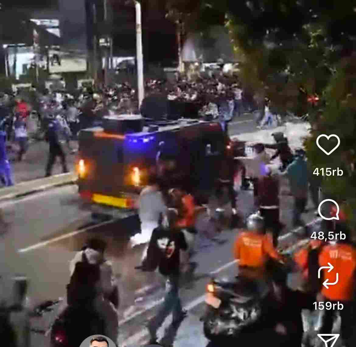 Tujuh Polisi Ditangkap Kasus Rantis Brimob Tewaskan Pengemudi Ojol di Pejompongan