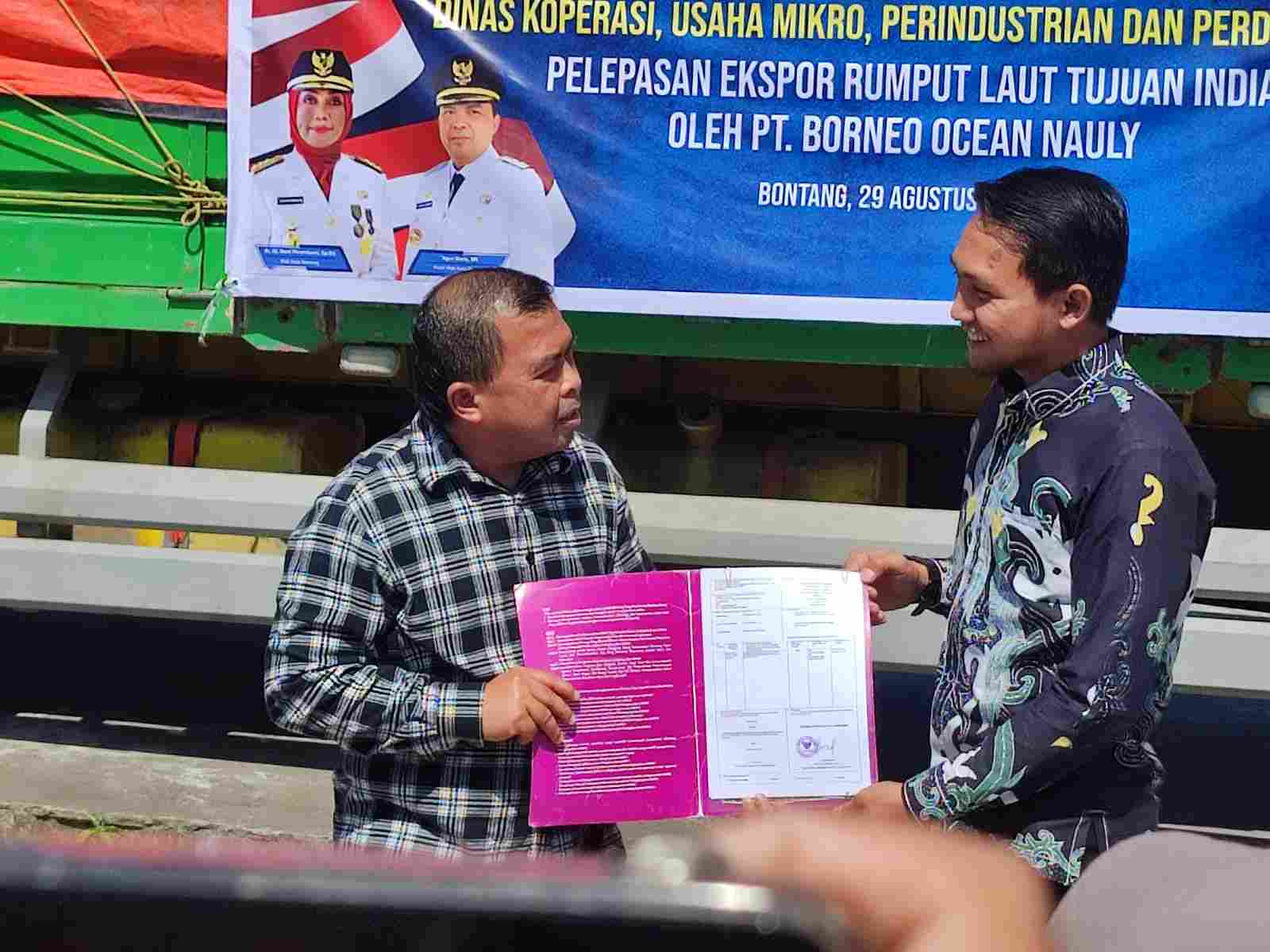 15 Ton Rumput Laut dari Bontang Diekspor ke India, Nilainya 2.600 USD