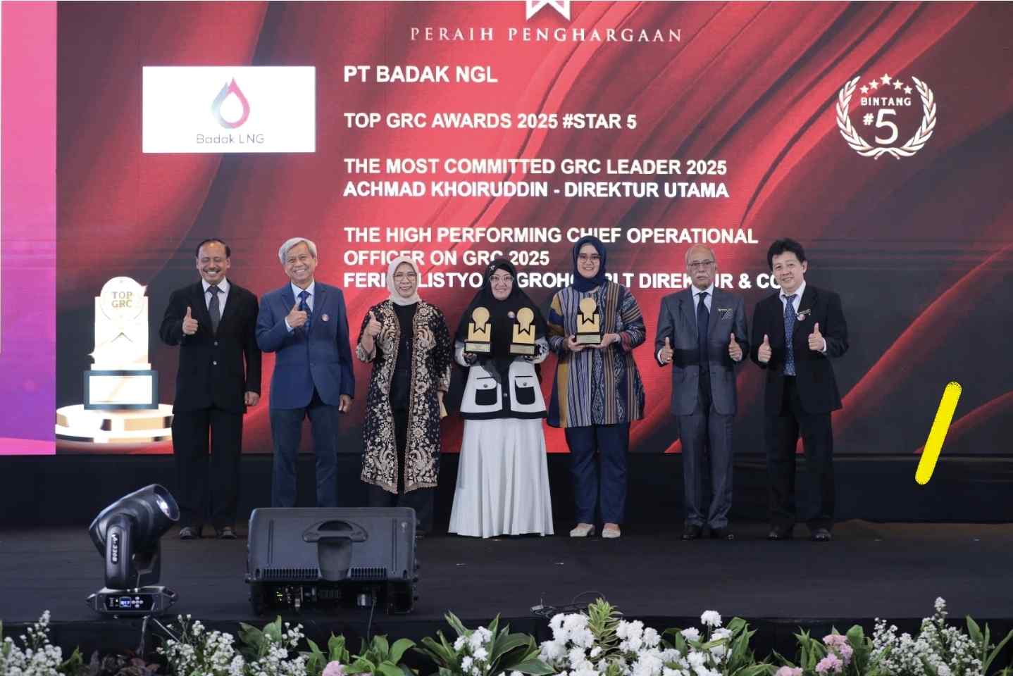 Badak LNG Sabet Tiga Penghargaan di Ajang TOP GRC Awards 2025