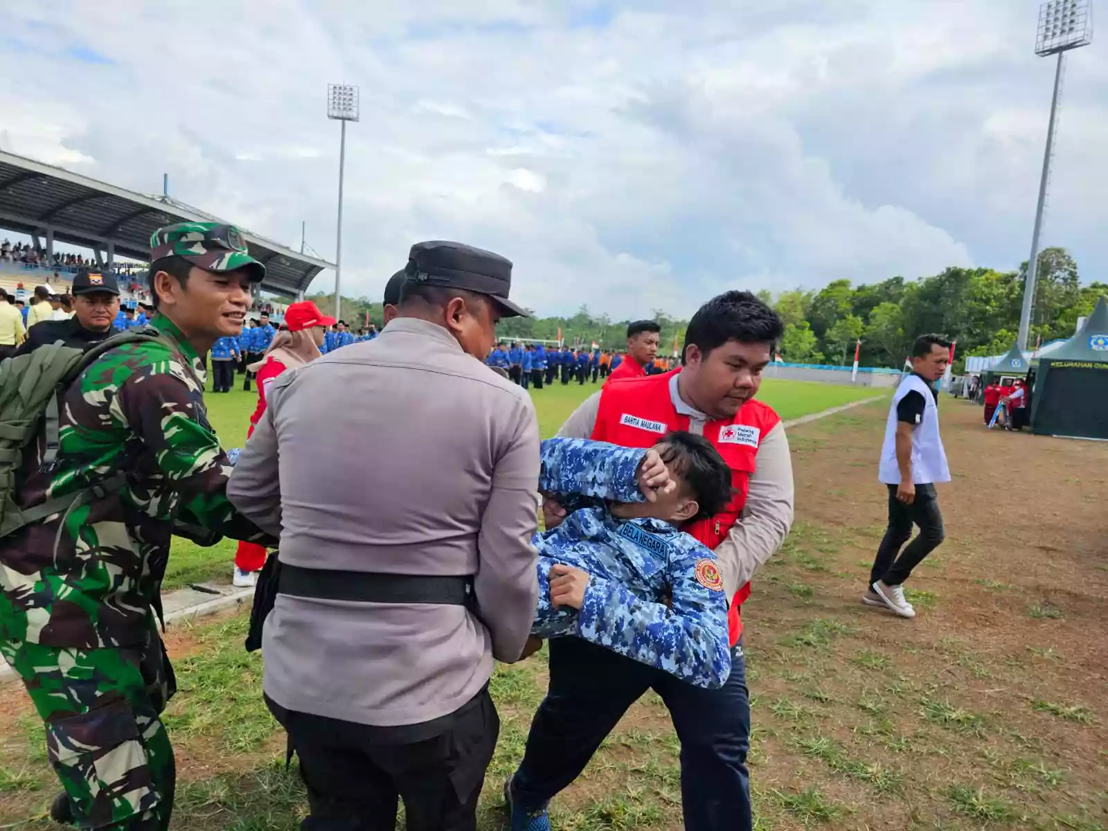 Belum Sarapan, Dua Peserta Pingsan saat Upacara HUT RI ke-79 Bontang