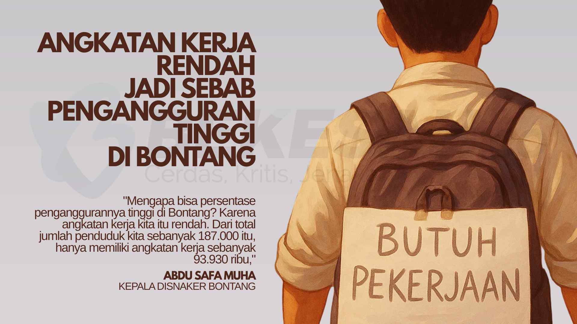 Angkatan Kerja Rendah Jadi Sebab Pengangguran Tinggi di Bontang