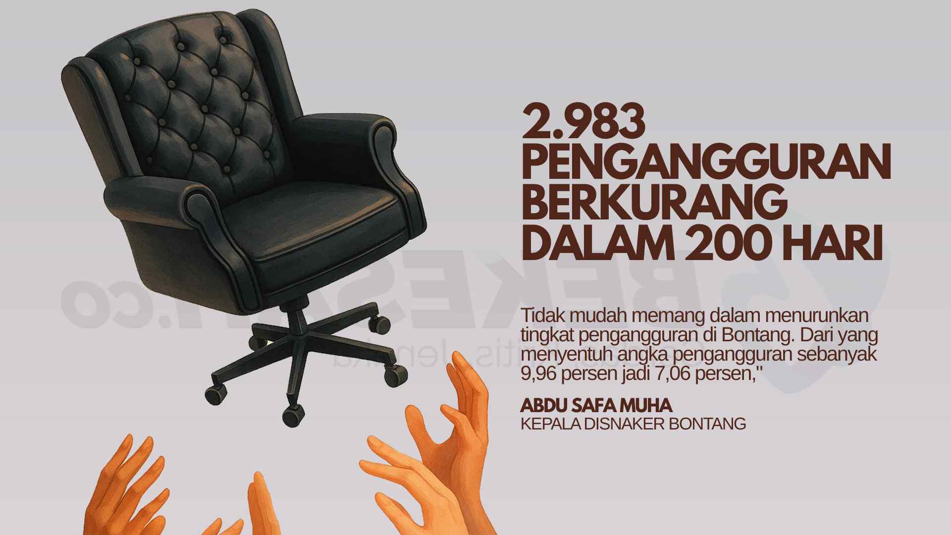 Di Bontang, 2.983 Pengangguran Berkurang dalam 200 Hari