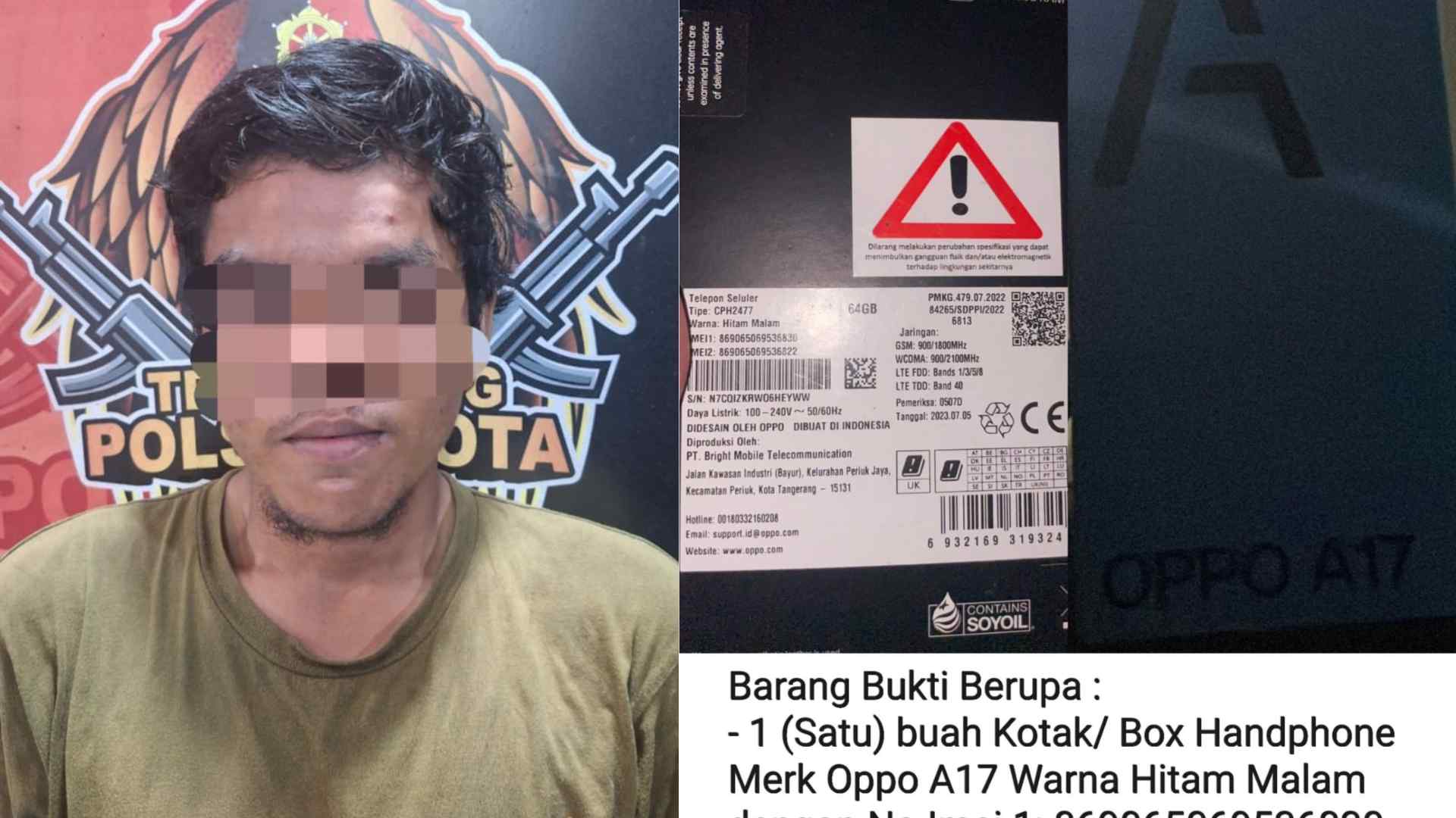 Pemuda di Samarinda Aniaya dan Rampas Harta Anak di Bawah Umur
